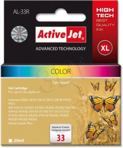 ActiveJet AL-33R tusz trójkolorowy do drukarki Lexmark (zamiennik Lexmark 33 18C0033) Premium