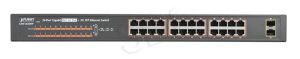 PLANET GSW-2620HP Switch 24xGEth PoE AT + 2xSFP