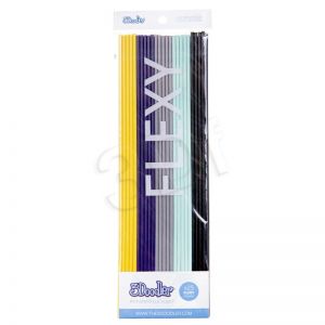 3Doodler Zestaw wkładów żółty/fioletowy/szary/turkusowy/czarny FLEXY