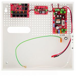switch poe 5-portowy z zasilaniem buforowym atte ipups-5-11-f - możliwość montażu - zadzwoń: 34 333