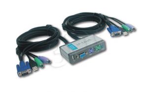 D-link przełącznik KVM DKVM-2KU 2-portowy