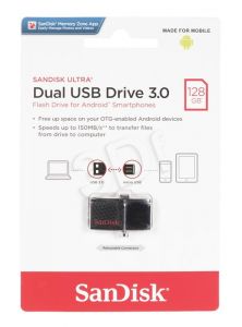 Sandisk Flashdrive Ultra Dual 128GB USB 3.0