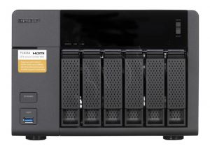 Serwer NAS QNAP TS-653A-4G (Tower HDD 6szt. Pamięć RAM 4GB Intel Celeron N3150 1.6GHz quad-core)