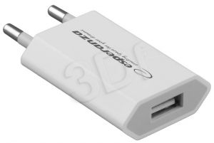Esperanza Ładowarka sieciowa EZ120W 1xUSB 800mA