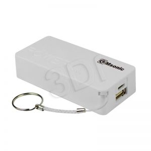 MSONIC POWER BANK 5000MAH, LI-ION MY2580W BIAŁY