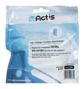 Actis KH-301BS tusz czarny do drukarki HP (zamiennik HP 301XL CH563EE) Standard