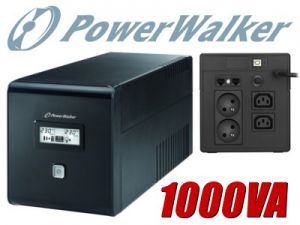 ups zasilacz awaryjny power walker vi 1000 lcd fr - możliwość montażu - zadzwoń: 34 333 57 04 - 37 s