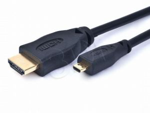 Kabel Gembird ( micro HDMI - HDMI M-M 1.8m czarny )