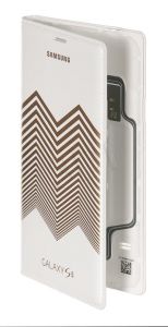 Samsung Etui do telefonu Flip Wallet Nicolas Kirkwood 5,1 Galaxy S5 biało- złote