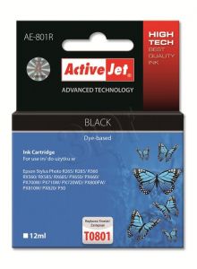 ActiveJet AE-801R tusz czarny do drukarki Epson (zamiennik Epson T0801) Premium
