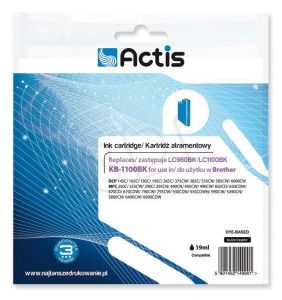 Actis KB-1100Bk tusz czarny do drukarki Brother (zamiennik Brother LC1100Bk) Standard
