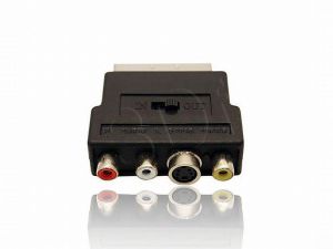 Adapter Gembird EURO - SVHS + 3xRCA M-F