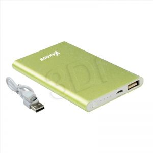 Powerbank Vakoss TP-2574E ( 5000mAh micro USB,USB zielony )