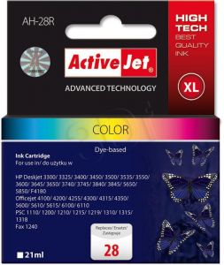 ActiveJet AH-28R tusz trójkolorowy do drukarki HP (zamiennik HP 28 C8728A) Premium