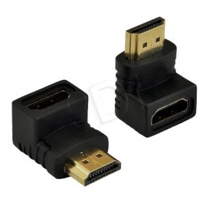 Adapter Cyfrowe złącze kątowe 90 st. Akyga AK-AD-01 HDMI - HDMI F-M