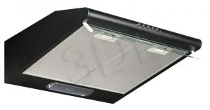 Okap Podszafkowy Akpo WK-7 P 3050 CZARNY (Czarny 166m3/h 500mm)