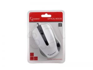 GEMBIRD MYSZ MUS-101-W OPTYCZNA 1200DPI BIAŁO-CZARNA