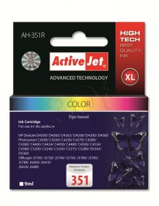 ActiveJet AH-351R tusz trójkolorowy do drukarki HP (zamiennik HP 351 CB337EE) Premium