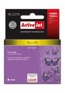 ActiveJet AB-223YN tusz żółty do drukarki Brother (zamiennik Brother LC223Y) Supreme