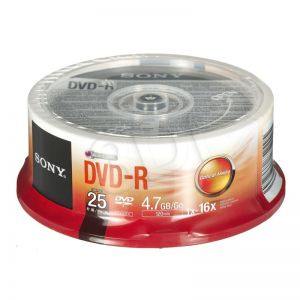 DVD-R Sony 25DMR47SP 4,7GB 16x 25szt. cake