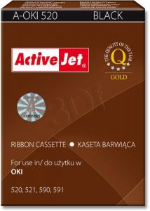 ActiveJet A-OKI520 taśma Czarny do drukarki Oki (zamiennik Oki  9002315) Supreme