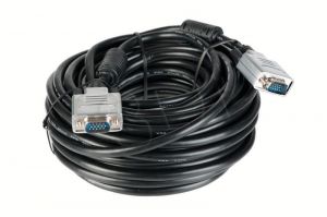 Kabel Equip ( VGA - VGA M-M 15m czarny ekran + ferryt )