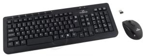 Titanum Zestaw bezprzewodowy klawiatura i mysz optyczna TK104 CZARNY