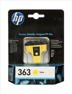 HP Tusz Żółty HP363Y=C8773EE, 490 str., 6 ml