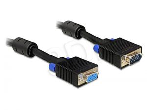 Kabel Delock ( VGA F-M 5m czarny )