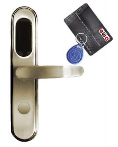 klamka eura elh-20b9/brass z czyt. kart rfid mosiądz - możliwość montażu - zadzwoń: 34 333 57 04 - 3