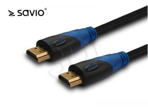 Kabel HDMI Savio CL-07 ( HDMI A - HDMI A M-M PVC 3m czarny )