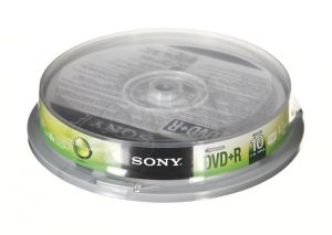 DVD+R Sony 10DPR47SP 4,7GB 16x 10szt. spindle