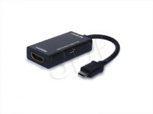 Adapter Video Savio CL-32 MHL micro USB - HDMI M-F