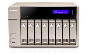 Serwer NAS QNAP TS-863U-RP-4G (2U HDD 8szt. Pamięć RAM 4GB Quad-core 64-bit AMD 2.0GHz Redundantne z