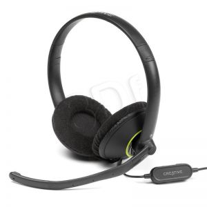 Słuchawki nauszne z mikrofonem Creative HS-450 (Czarny)