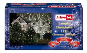 Activejet Lampki choinkowe CL505RO (50 LED czerwony 5m) czarny przewód