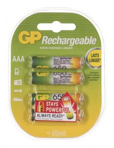 GP Akumulator 65AAAHC AAA NiMH LSD 650mAh 4szt.