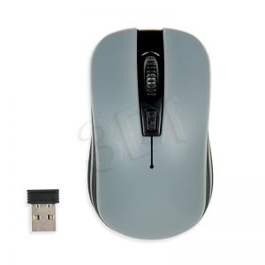 I-BOX Mysz bezprzewodowa optyczna Loriini Black 1600dpi szaro-czarna