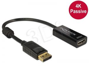 DELOCK ADAPTER DISPLAYPORT(M) - HDMI(F) 4K PASYWNY