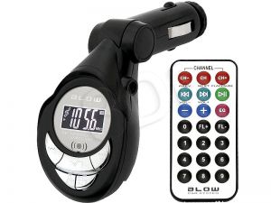 Blow Transmiter FM AUX,USB SD czarno-srebrny