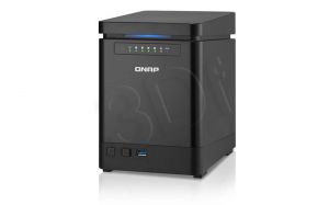 Serwer NAS QNAP TS-453mini-2G (Vertical HDD 4szt. Pamięć RAM 2GB Quad-core Intel Celeron 2.0GHz)