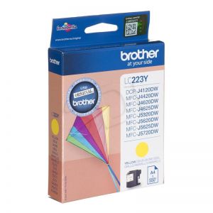 BROTHER Tusz Żółty LC223Y=LC-223Y, 550 str.