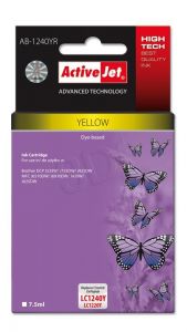 ActiveJet AB-1240YR tusz żółty do drukarki Brother (zamiennik Brother LC1240Y, LC1220Y) Premium