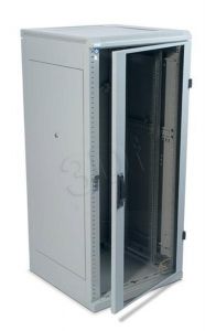 Triton szafa  rack 19\  stojąca RMA-18-A68-CAX-A1 (18U, 600x800mm, przeszklone drzwi, kolor jasnosz