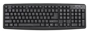 Activejet Klawiatura przewodowa K-1012 USB czarna