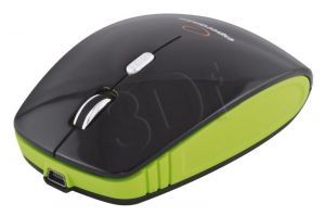 Mysz bezprzewodowa Esperanza optyczna EM121G Charger 1600dpi CZARNY/ZIELONY