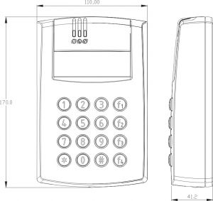 kontroler dostępu roger pr602lcd-dt-i - możliwość montażu - zadzwoń: 34 333 57 04 - 37 sklepów w cał