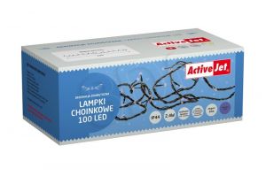 Activejet Lampki choinkowe AJE-CHAIN100 (100 LED fioletowy 10m) czarny przewód