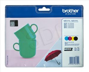 BROTHER Tusz LC227XLVALBP=LC-227XLVALBP, Zestaw CMYBk, LC227XLBK+LC225XLC+LC225XLM+LC225XLY