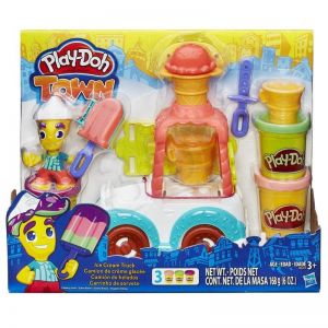 Hasbro Play-Doh Town Samochód z Lodami B3417
